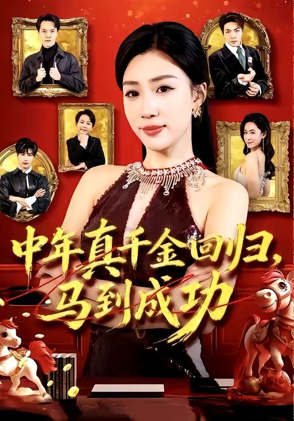 中年真千金回归，马到成功海报