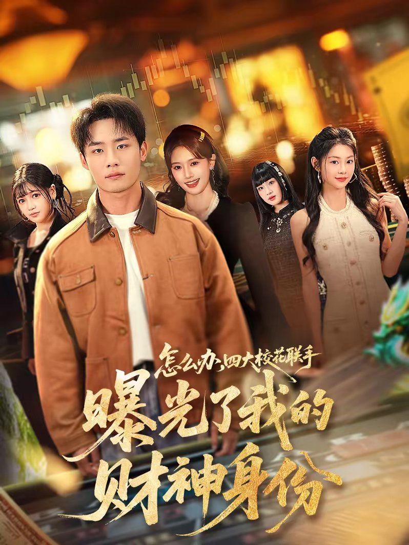 怎么办，四大校花联手曝光了我的财神身份海报