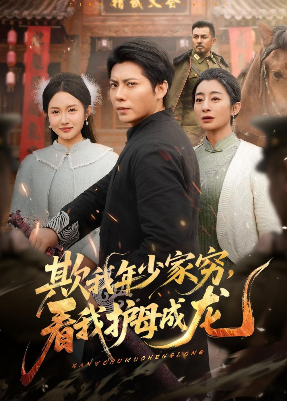 欺我年少家穷，看我护母成龙海报