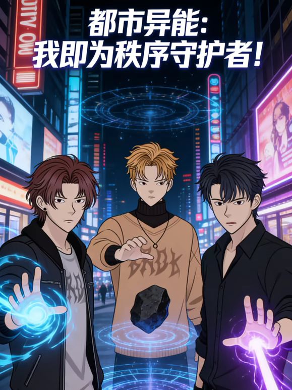 都市异能,我即为秩序守护者！动态漫画海报