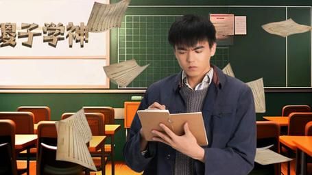 傻子学神海报