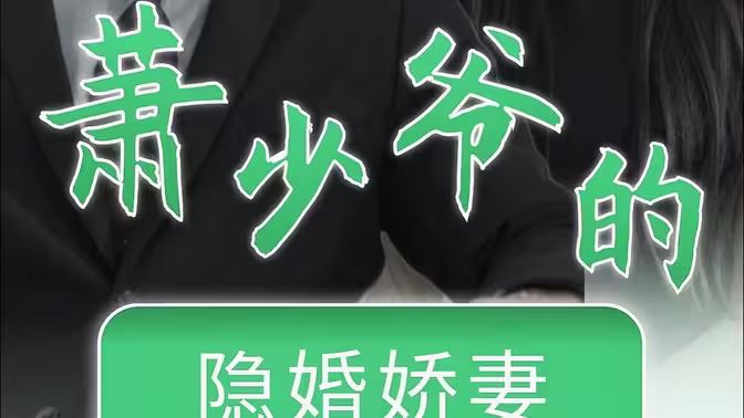萧少爷的隐婚娇妻海报