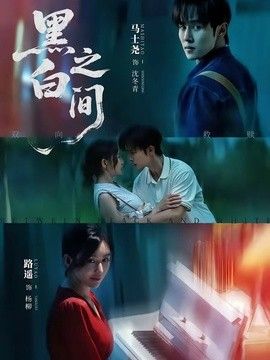 黑白之间海报