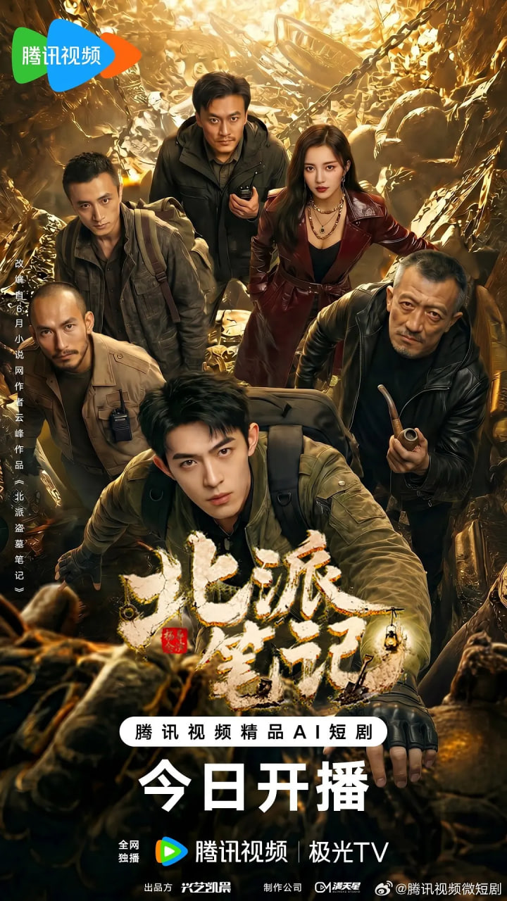 北派笔记海报