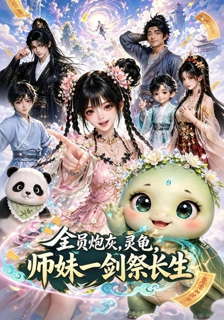 全员炮灰，灵龟师妹一剑祭长生海报
