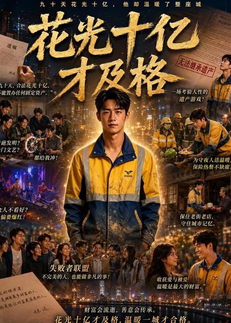 花光十亿才及格海报