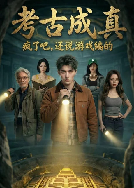 考古成真疯了吧，还说游戏编的海报