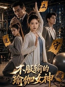 不服输的瑜伽女神海报